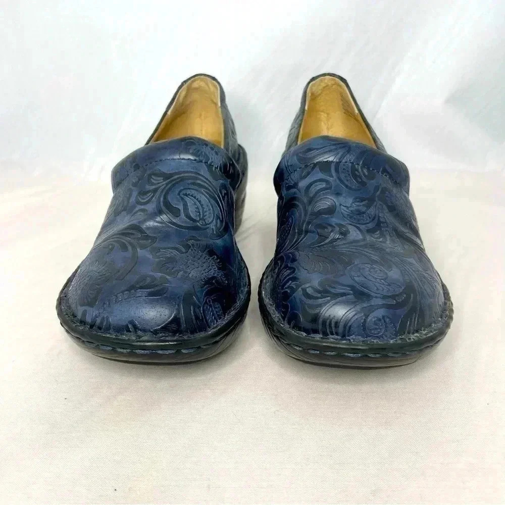 Bass Women’s Clogs 7M Blue Sheena Slip On Mules - Picture 3 of 9